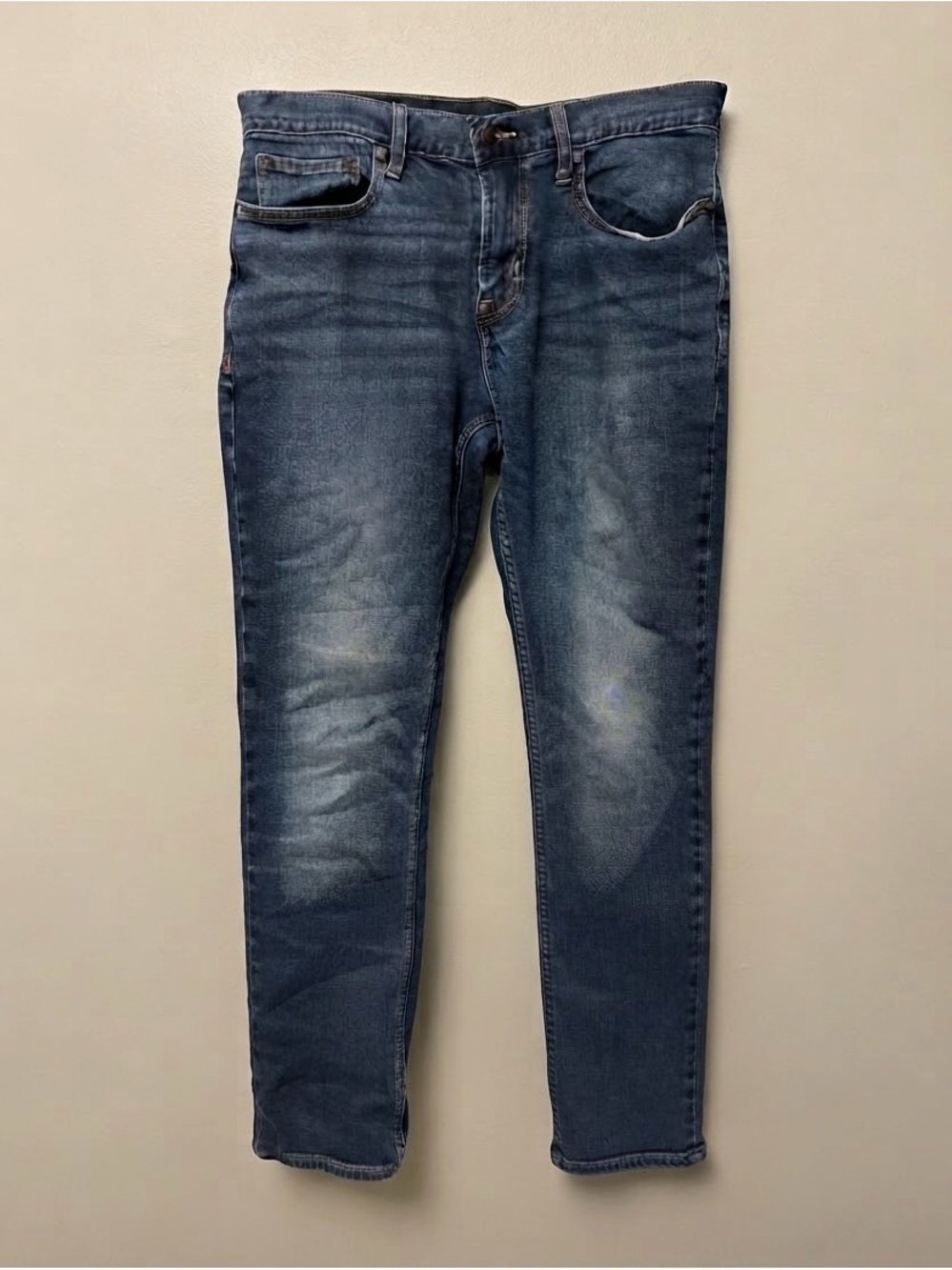 Old Navy Straight Built-In Flex Jeans Medium Wash Men's Size 32x32